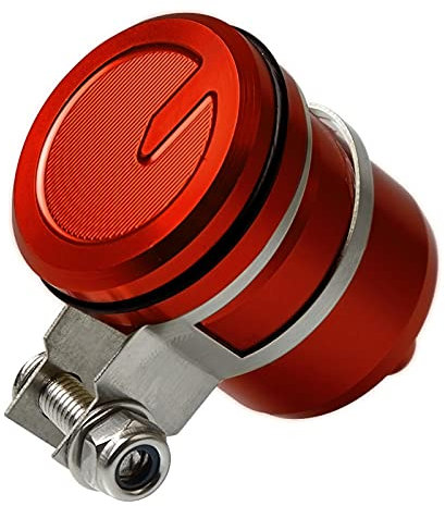 Per KAWASAKI Z800 Z 800 Z800 Z750 Z1000 2013 2014 2015 2016 Universale Moto Serbatoio Liquido Freni Serbatoio Frizione Serbatoio Olio Fluido Coppa Coperchio Pompa Freno Anteriore (Colore : Rosso)