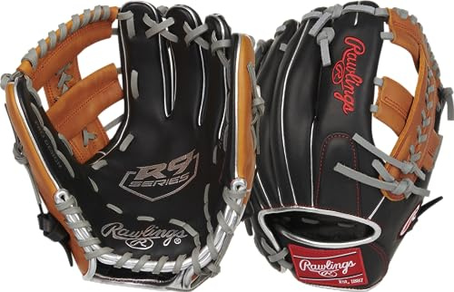 Rawlings | R9 CONTOUR Baseball Glove | 11 | X-Laced Single-Post Web | Right Hand Throw
