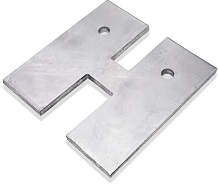 TOOLPORT 4 STK. Gewichtsplatten für Faltpavillons, Silber