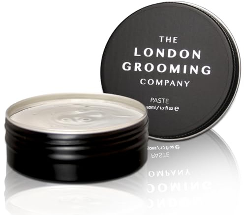 The London Grooming Company Men's Hair Paste | Flexible All-Day Hold | Natural Finish, 50ml (1.7 Fl Oz)