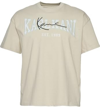 Karl Kani Herren KM232-002-1 KK College Signature Heavy Jersey Boxy Tee