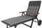 Sun Garden Auflage Rollliege Georgia 90822-705 anthrazit-grau kariert 190x62x8 cm, mit Reißverschluss