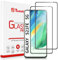 Tentoki Verre Trempé pour Samsung Galaxy S21 FE 5G [lot de 2] vitre Protection écran -sans Bulles d'air -[0.26mm] [Anti Rayures, Dureté 9H] Ultra Transparent