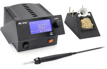 ERSA i-CON 1 MK2 digitale 1-Kanal Industrie-Lötstation 150-450°C mit 150W Lötkolben i-TOOL MK2 Tip'N'Turn - Spitzenwechsel - Schnittstelle - antistatisch 0IC1105A0C
