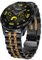 Hinnwer 22mm Armband Kompatibel mit Huawei Watch 5 46mm/Watch GT5 Pro/GT5/GT4/GT 3/GT 2 46mm, Edelstahl Metall Ersatzarmbänder für Huawei Watch 4 Pro 48mm SchwarzGold