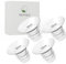 TOVVILD Pump Parts Inserts 16mm 4 Pcs Silicone Inserts for Momcozy S9/S9Pro/S12/S12Pro 24mm Flange, Medela/Willow Wearable Breast Pump Shields, Reduce Nipple Tunnel Down to 16mm
