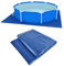 YIZHIXIANGQ Tapiz de Suelo Protector 310 x 310 cm para Piscina, Es Adecuado para Redondo Piscinas, Hinchables y Piscinas para Niños, Protege el Fondo de tu Piscina