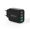 USB C Ladegerät, Cshare 40W USB Stecker Mehrfach 4 Port mit PD&QC3.0 Schnellladegerät,für iPhone 15/14 Pro Max/13/12/11/XR/Plus,iPad,Samsung Galaxy S24 S23 Ultra,Tablet,Android,Handys Adapter-Schwarz