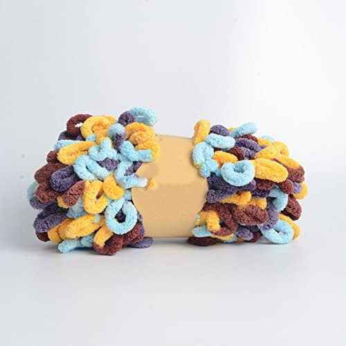 Garn, Garn zum Häkeln, Finger-Strickgarn – Einfaches Stricken – Keine Spieße – Keine Nadeln – 7,66 Yards (100 g) – DIY-Schals for Decken und Teppiche(F)