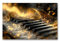 CALVENDO Premium Textil-Leinwand 90 x 60 cm Querformat Melodien am Klavier | Wandbild, HD-Bild auf Keilrahmen, Wanddekoration, Kunstdruck von Kerstin Waurick