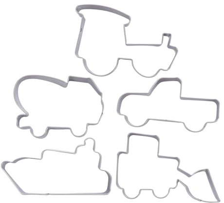 BIUDECO 5stücke Teiliges Edelstahl Ausstechformen Für Kreative Keksformen Für -bäckerei Leicht Zu Reinigen Für Backliebhaber Für Familienfeiern