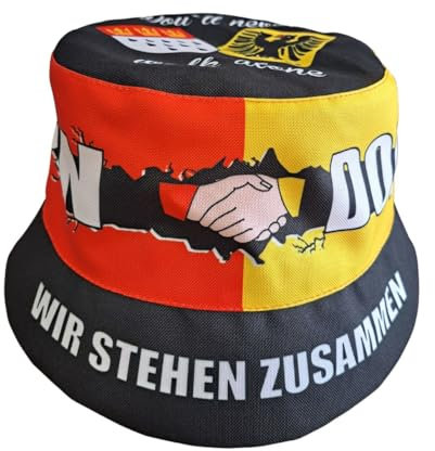 Wallitschek Fischerhut Freundschaft Köln-Dortmund - Wir Stehen zusammen (hochwertige Qualität), Fanhut, Sonnenhut, Anglerhut, Mütze, Bucket hat, Fussball, 1948, 1909