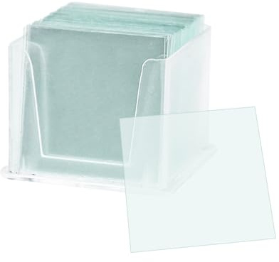 100 Stück Deckgläser Mikroskop 22x22 mm,Deckgläser,Deckgläschen Mikroskop | Objektträger und Deckgläser,Objektträger,Mikroskop Objektträger,Objektträger Mikroskop,für Mikroskopie Ergebnisse