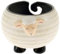 Ceramic Yarn Bowls for Crochet Knitting Yarn Ball Holder Handmade Craft Yarn Storage Cute Weaving Thread Bowl Portable Wool Storage Bowl for DIY Knitting Crocheting Accessories 14x12cm