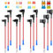 12 Stück Stromdieb Kfz, 4 Typen Sicherung Adapter Set,Standard Mini Micro Micro2,Stromdieb Sicherungen,Stromdieb Sicherung Kfz 5A 10A 15A 20A für Auto, Lkw, Boot