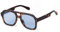 ADEWU Pilot Sonnenbrille Damen Herren Retro 70er Jahre Vintage Große Sonnenbrillen Blaue Gläser UV Schutz