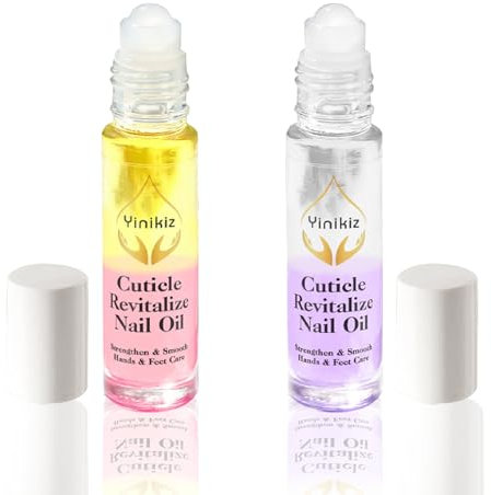 MKNZOME Nagelhautöl, 2er-Pack Roll-On-Nagelöl-Behandlung, Feuchtigkeitsspendender und Pflegender Nagelhautöl-Stift für Nägel, Nagelhautpflege-Set zur Reparatur Rissiger und Trockener Nägel