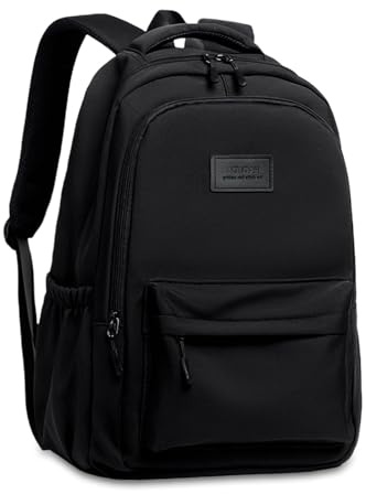 Aucuu Schulrucksack Mädchen Jungen Teenager, 15,6 Zoll Laptop Rucksack, Wasserabweisend Backpack Damen Herren, Causal Travel Schultaschen, College-Rucksack