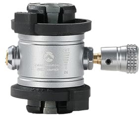 Campingmoon Butan-Fülladapter mit Überdruckventil, Gas-Nachfülladapter für Kassettenkanister, Isobutankanister