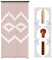 Türvorhang Perlenvorhang 90x175cm Bambus Vorhang Tür 27 Lines Tür Vorhang Holz Bead Vorhang Als Raumteiler Oder Dekoration Muster Fliegenschutz für Schlafzimmer Wohnwagen Camping (Coffee Color, Beige)