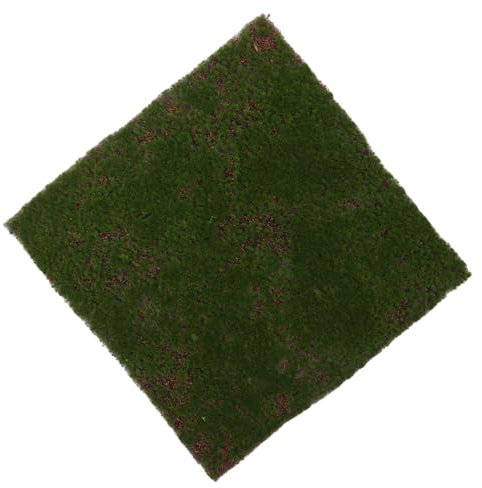 Mikikit tapis d'herbe verte gazon artificiel extérieur fausse mousse d'herbe tapis d'extérieur en gazon artificiel fausse mousse pour jardinières artisanat en fausse herbe Plastique