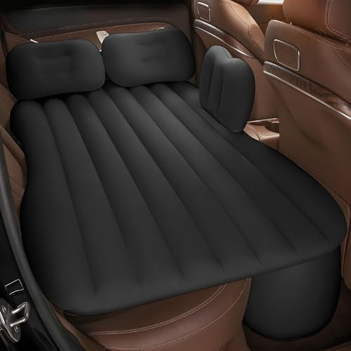 Auto Matratze für VW Touran, Auto Luftmatratzen Aufblasbare Camping Kombi Luftbett Camping Outdoor Traveling Aktivitäten,Black