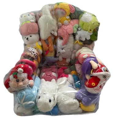dwxnauixl Kreative transparente Sofa Puppenaufbewahrung, Nicht aufblasbarer Home Organizer für Kuscheltiere und Spielzeug, Kindersessel, PVC, Höhe 45cm