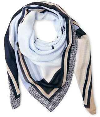Street One Tuch aus Modal mit Wording shadowed navy A