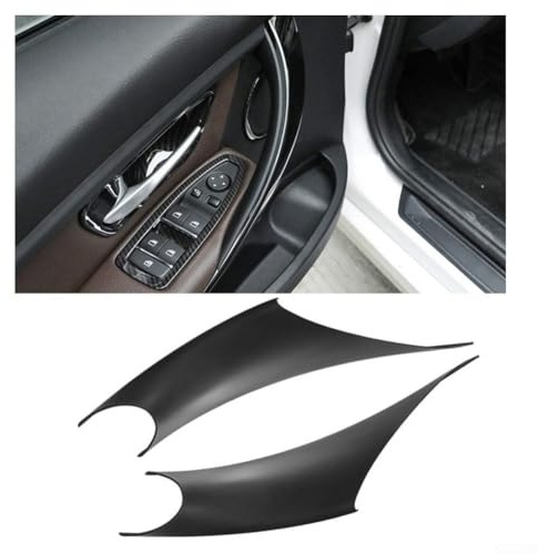 Lot de 2 housses de poignée de portière de voiture, pour BMW Série 3 F30 F31 320i 328i 335i 340i pour séries M3 et 4 F32 F36 2012-2018, protection contre les rayures (noir)