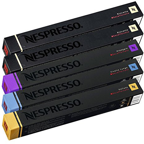 Nespresso Originalline capsules : Decaffeinated mixte variété