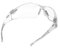 Bollé RUSHPSI Rush Spectacles Frame, Anti-Scratch and Anti-Fog Lens, Black Temples With Tipgrip PC Clear