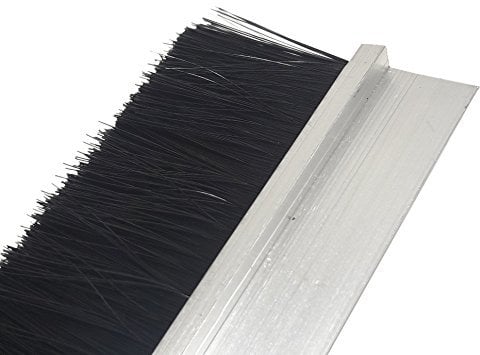Kora Bürstendichtung 90cm Alu-h-Profil Zugluftstopper Fliegendichtung Rolladendichtung