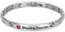 Smarter LifeStyle Elegantes Armband aus chirurgischem Stahl, medizinischer Notfall-ID-Armband für Damen