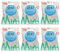 Denttabs Toothbrush Tablets Mint with Fluoride 6 x 125 Pieces for 1 Year The Complete Alternative to Toothpaste Vegan Plastic Free No Preservatives Original DENTTABS Compostable Bags