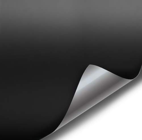 VViViD Satin Flat Matte Stealth Jet Black Vinyl Wrap Roll with Air Release Technology (25ft x 5ft)