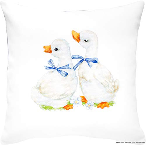 Luca-S PB160 - Cuscino con kit per punto croce in cotone, 40 x 40 cm, multicolore