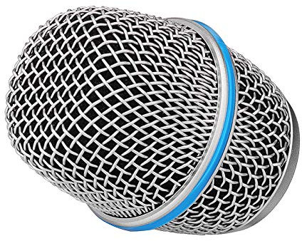 VIDOO Microphone Grille Metal Windscreen Fits Beta 58A/57A/87A Microphone-#1