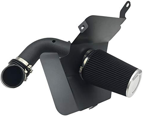 4 Inch Intake Pipe Perfit Formance Cold Air Intake Induction Kit with Filter 2003 2004 2005 2006 2007 Fit for Dodge Ram 2500 3500 5.9L L6 Turbo Diesel (Black Tube & Black Filter)