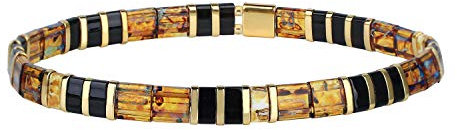 KELITCH Tila Miyuki Perlen Armbänder Bunte Strang Stretch Armbänder Mixed Freundschaftsarmbänder - 03I