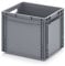 Auer Packaging Eurobehälter 40 x 30 x 32 cm, 30 Liter Eurobox Lagerbox mit Griffen 40x30x32 Plastikbox stapelbar Lagerkiste Box Kiste für Privat, Gewerbe, Lager, Garage, Hobby
