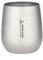 Flytise Gobelet à thé isotherme ultra léger à double paroi - 120 ml - En titane - Pour le camping, la randonnée, le bureau