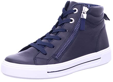 ARA Damen Courtyard Mid-cut Sneaker, BLAU, 41 EU Weit