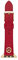 Michael Kors Armband kompatibel mit Apple Watch, 38/40/41 mm 18 mm Rotes Leder, MKS8045