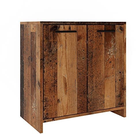 Vicco Mueble bajo Lavabo Kiko, Roble rústico, 58 x 60 cm