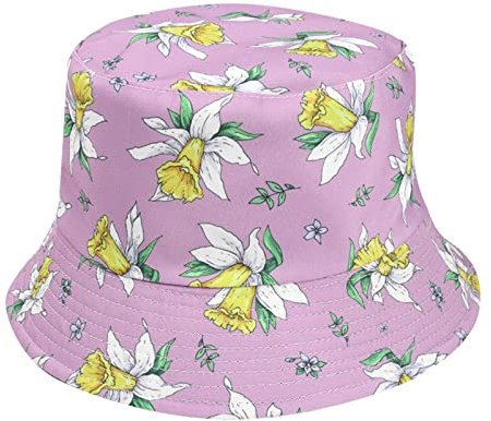 Fischerhut,Fischerhut Bucket Hat Smile Herren Damen Bunt,Sonnenhut Sommerhut Bestickte Fischerhüte,Blumendruck Früchte Druck Mütze,Freizeithut Anglerhut Unisex Hüte Sonnenhut Hut for Fischerhüte Baum