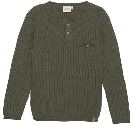 MINYMO Strickpullover Olive Night