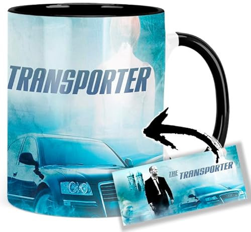 The Transporter Jason Statham Tasse Innen & Henkel Schwarz Keramikbecher Mug