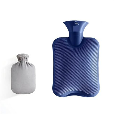 Bouteille d'eau chaude Sac d'eau chaude 2023, chauffe-mains, sac d'eau chaude d'hiver Bouteille d'eau chaude (Color : D 1000ml)