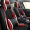 Awotzon Autositzbezug Für Jeep Renegade 2012-2023 5 Sitze Autositzbezüge Komplettset Allwetter Auto Sitzauflage Kunstleder sitzbezüge（Deluxe Edition Schwarz-Burgund）