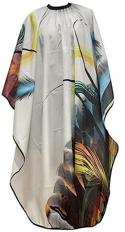 POPETPOP 1stk Buntes Feder-muster-internet-berühmtheits-friseur-schürzen-stoff Schal Formelle Kleidung Haarschneideumhang Haarschnittumhang Bunter Friseurumhang Shampoo Haarfärbemittel